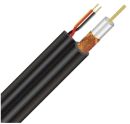 TR-58501 Securnix Siamese Coax cable RG59 + Power Cable 100m Standard Spec - Black
