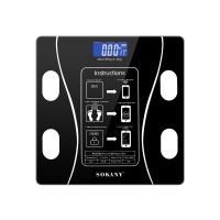 Sokany Black Bluetooth Bathroom Scale