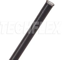 Techflex 1m bundle braid 6.4mm Black