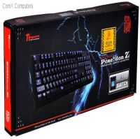 KB-PIZ-KLBLUS-01 Thermaltake Poseidon Z Illuminated Blue Keyboard