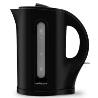 Mellerware Tugela 1.7L Black Cordless Plastic Kettle