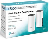DECO-M4(1-PACK) TP-Link Deco M4 AC1200 Whole-Home Mesh Wi-Fi System - 1 Pack