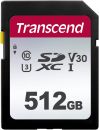 TS512GSDC300S Transcend 300S 512GB SDXC Class 10 V30 UHS-I U1 U3 Secure Digital Card