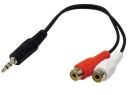 CAB-STERM-2RCAF-1.8M Unbranded 1.8m stereo male to 2x RCA female cable