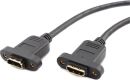 CAB-HDCB-031 Unbranded 30cm HDMI female to HDMI female - panel Mount