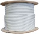 CAT6-500-SC-GEN Unbranded Generic CAT6 Solid Copper UTP cable (Indoor use) - 500m roll White