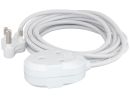 PWR-LEAD-3M-10AJ Unbranded 3m extension cord 10A Janus coupler - White