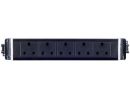 PWR-OFFICE-C19 Unbranded 5-way IEC C19 Power with GST18 F/M plug 16A 250V Black
