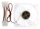 JF-01 Unbranded 80mm Clear Case Fan With Blue Led