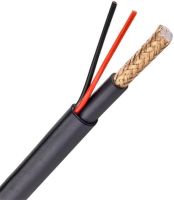 RG59POW5-SA Unbranded commercial RJ59 coaxial + 0.65mm power cable - 500m roll