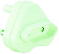Unbranded 15A male to 10A Female Adapter back entry - Green, R-17