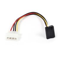CAB064 Unbranded Power Molex to SATA 90 Degree L Shape