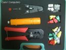 KDNT8043 UniQue Network Tool KitTelephone plier, 8P8C Modular plug, Impact tool, Blade, Stripper for coaxial cable