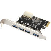 E0005 UniQue E0005 PCI-e x1 to 4x USB 3.0 Ports Card
