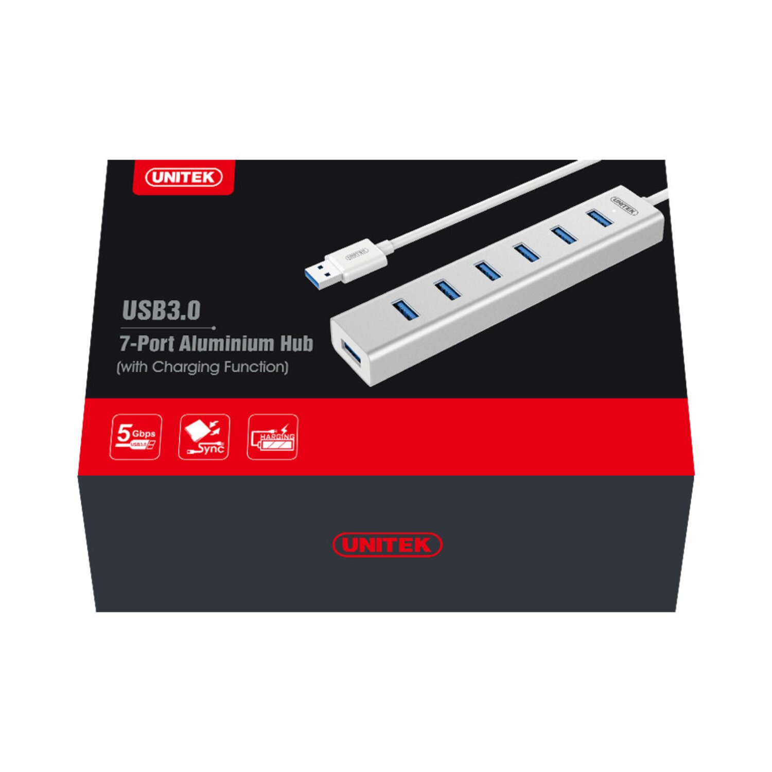 HUB-USB3-7P-ALUM-U