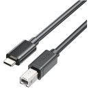CAB-TC-BM-2M UNITEK USB-C to USB-B Data and Charging Cable - 2m