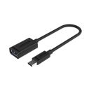 CAB-USB3-CM-AF-20CM Unitek Y-C476BK 20cm USB 3.0 Type-c Male To Type-a Female Extension Cable