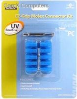 Vantec MCK-iOUV-BL, UV blue 10x EZ-Grip Molex Connector Kit