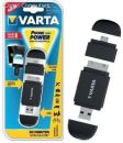 4008496773602 Varta Mini Powerpack Charger 400mAh Black - Smart 2-In-1 Solution