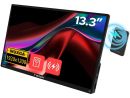 M32087 Verbatim 13.3" WUXGA 1920x1200 Portable Touchscreen Monitor with Wireless Power Supply, Type-C, HDMI