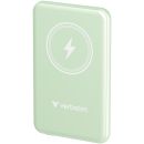 M32241 Verbatim 32241 Charge 'n' Go Magnetic Wireless Power Bank 5000 - Green