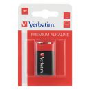 MEVEV49924 Verbatim 49924 9V Alkaline Batteries 1 Pack