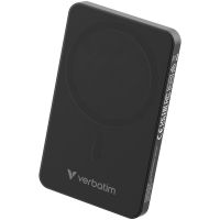 Verbatim 32225 Charge 'n' Go Essentials Power Bank Magnetic Wireless 5000mAh - Black