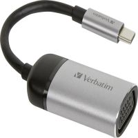 M49145 Verbatim USB-c To VGA Adapter - 10cm Cable