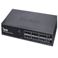 AW-GEV-267A-370 Vivotek Managed Vivocam 24-Port Gigabit Ethernet PoE + 2-Port Gigabit RJ45/SFP Combo - Layer 2 switch