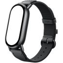BHR07Y9GL Xiaomi Smart Band 10 knitted Silk strap - Ebony Black