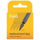 109913292 Zagg Pro Stylus 2 Replacement tips - pack of 4 - Grey